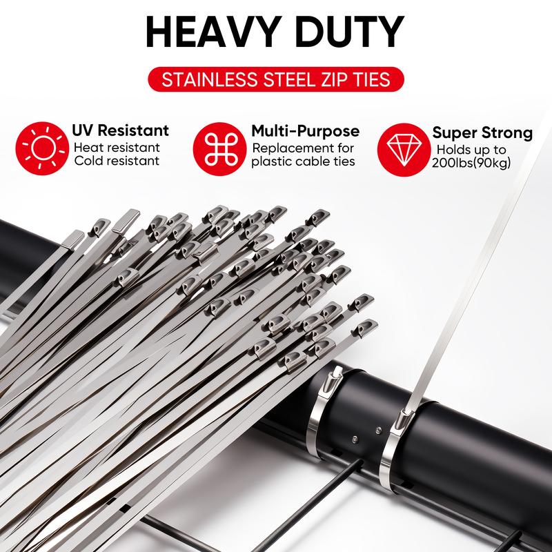 Professional Stainless Steel Cable Tie Gun Kit