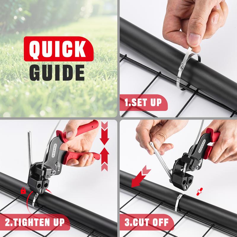 Professional Stainless Steel Cable Tie Gun Kit