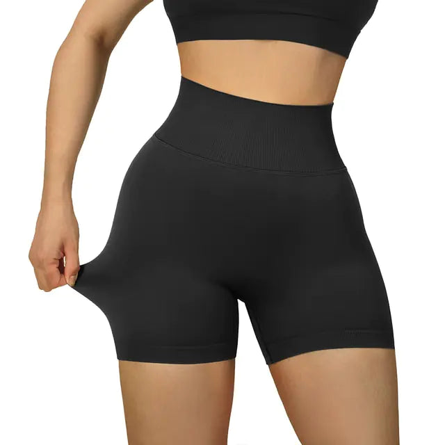 High Waist Yoga Fit Shorts