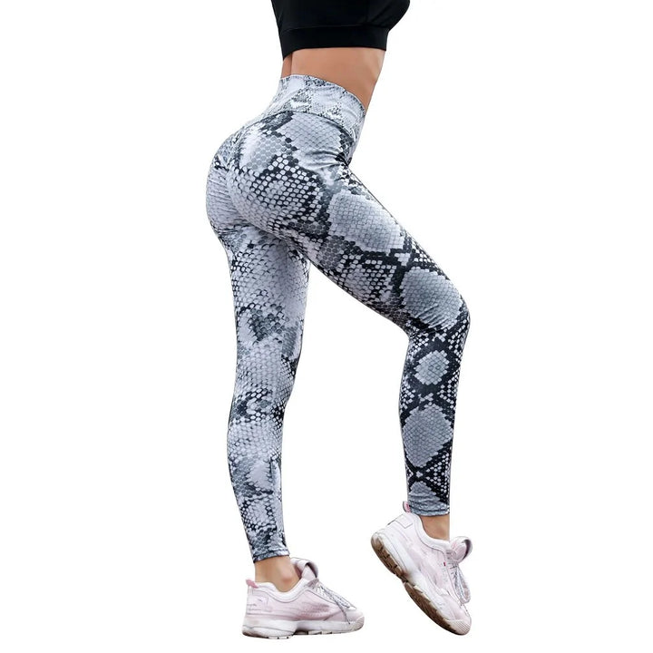 High Waisted Snake Leggings