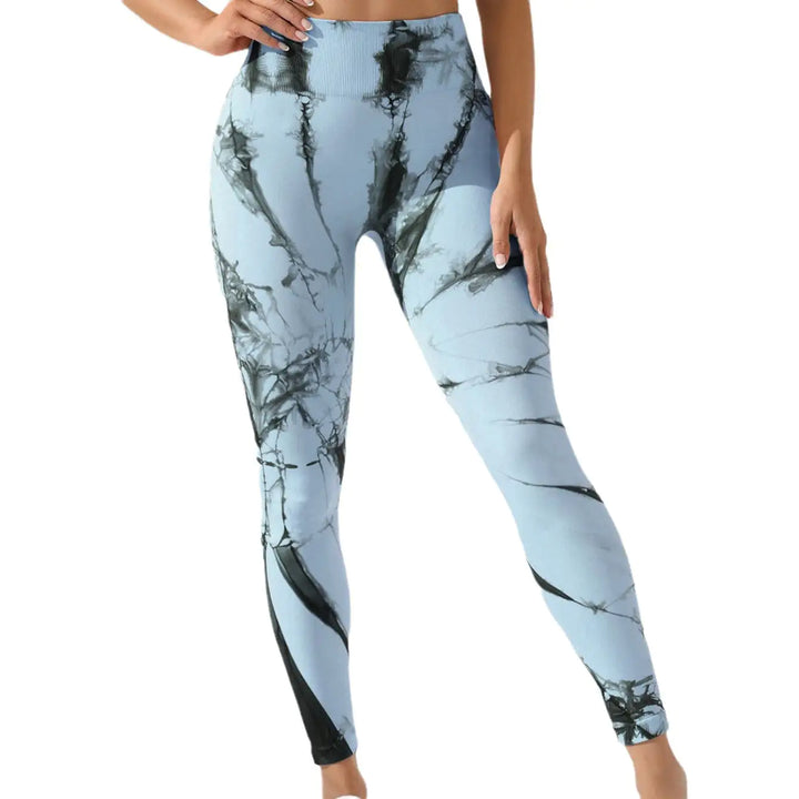 High Waist Spandex Tie-Dye Leggings