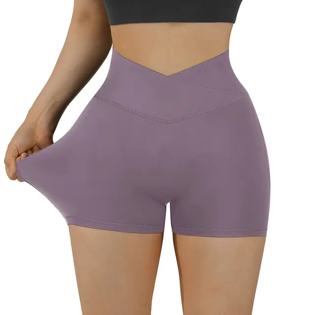 High Waist Yoga Fit Shorts