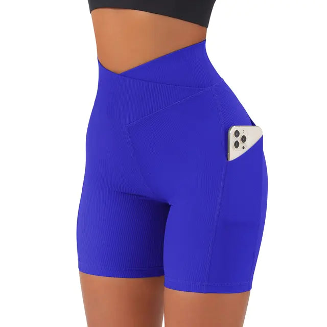 High Waist Yoga Fit Shorts