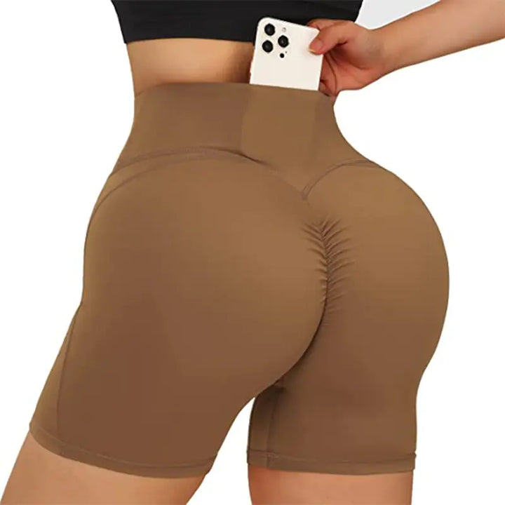 High Waist Yoga Fit Shorts