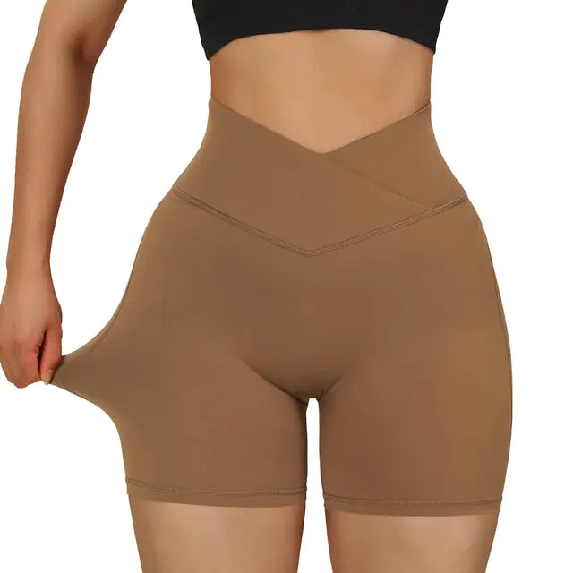 High Waist Yoga Fit Shorts