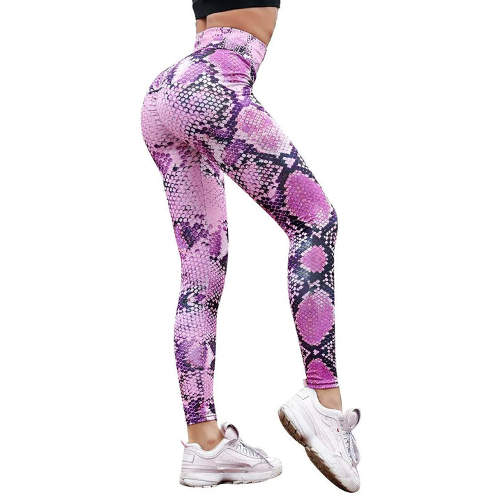 High Waisted Snake Leggings