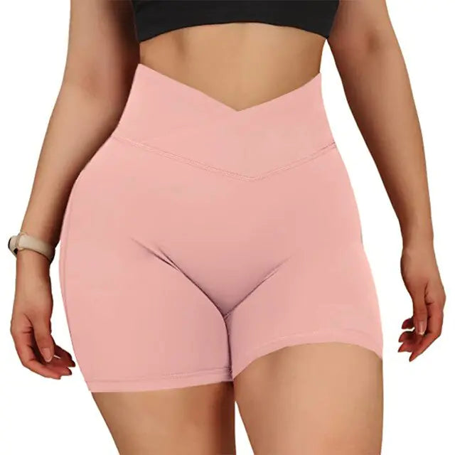 High Waist Yoga Fit Shorts