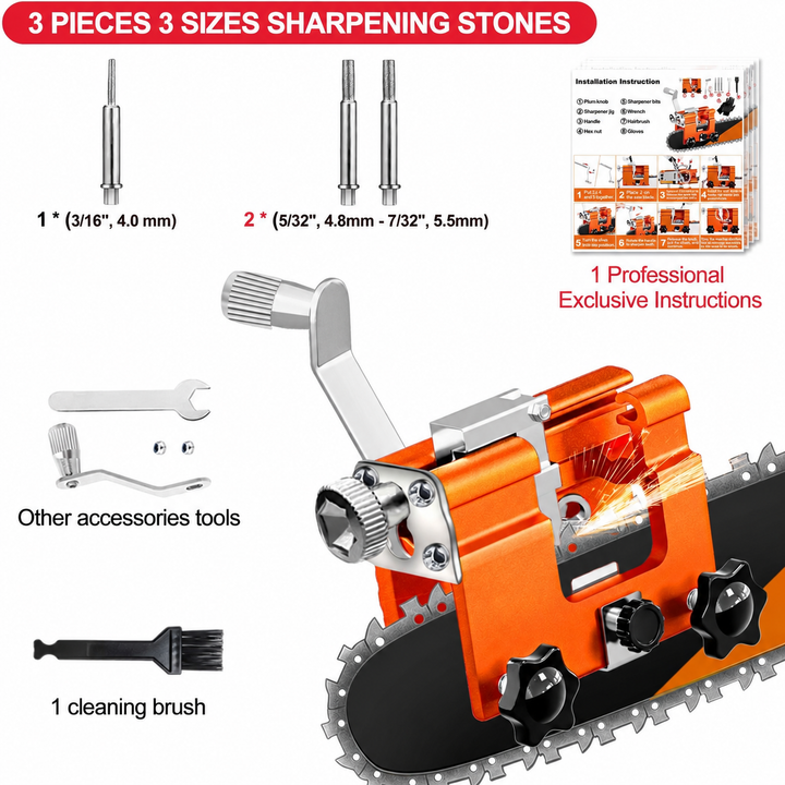 Precision Chainsaw Sharpener Jig