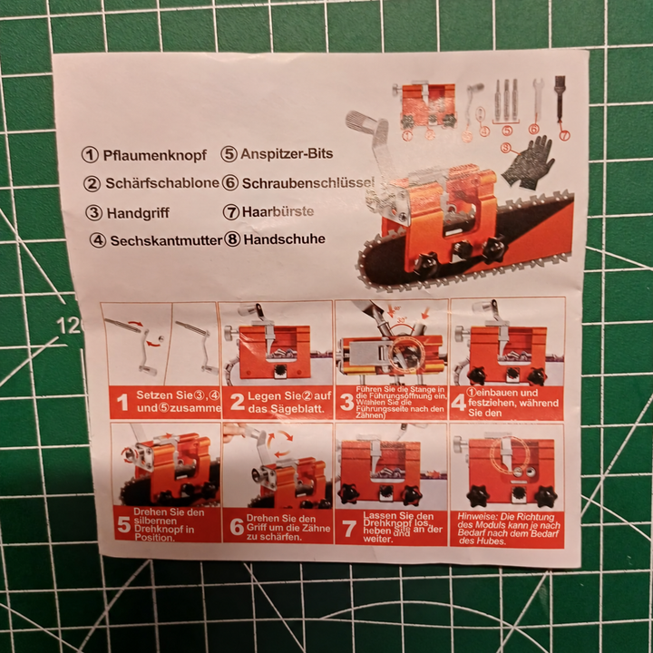 Precision Chainsaw Sharpener Jig