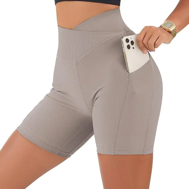 High Waist Yoga Fit Shorts