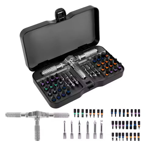 62-Piece Ratchet Screwdriver Set