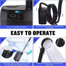 Portable Camping Shower Pump Set