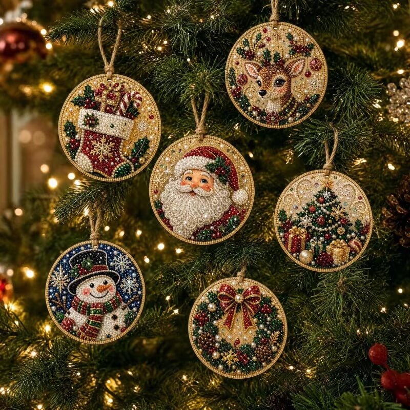 Christmas diamond art kit - Style D