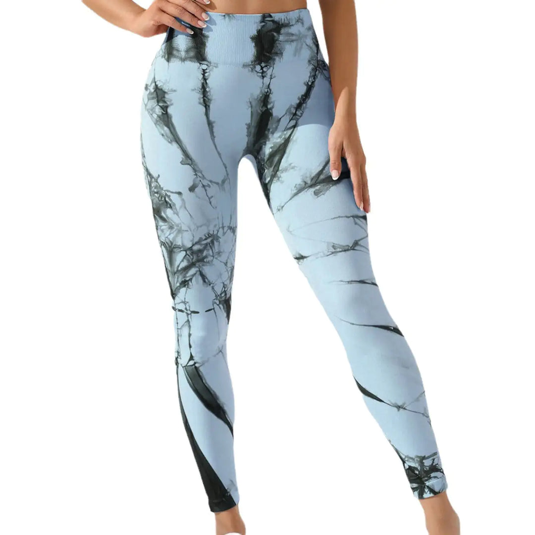 High Waist Spandex Tie-Dye Leggings