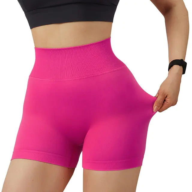 High Waist Yoga Fit Shorts