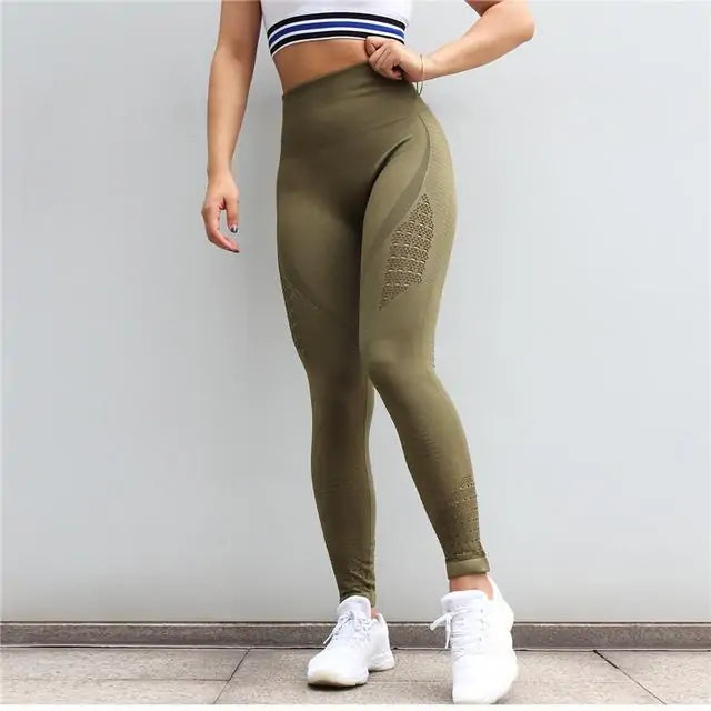 High Waist Mesh Leggings