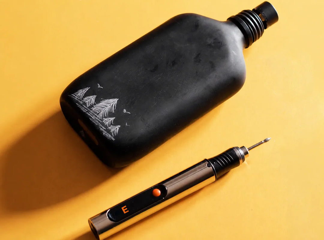 EVOQUEFIT Cordless Engraving Pen Kit — project example