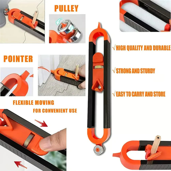 EVOQUEFIT Adjustable contour scribing tool — setup and use