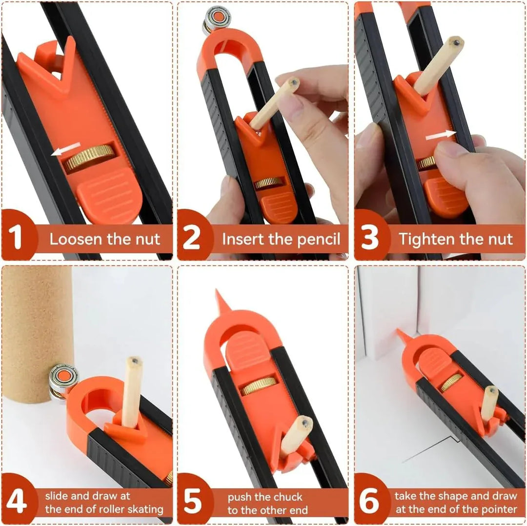 EVOQUEFIT Adjustable contour scribing tool — product details