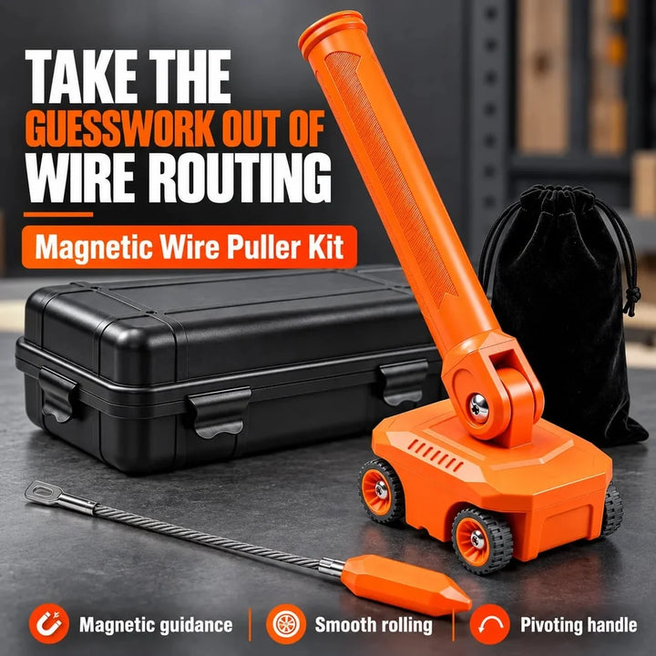 EVOQUEFIT Magnetic Wire Puller Kit & Stud Finder
