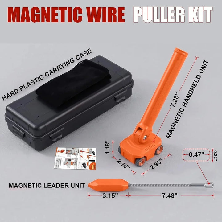 EVOQUEFIT Magnetic Wire Puller Kit & Stud Finder