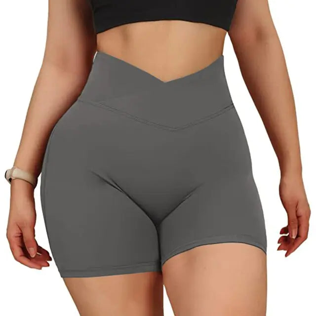 High Waist Yoga Fit Shorts