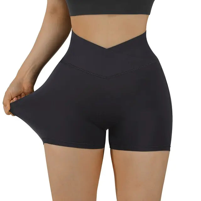 High Waist Yoga Fit Shorts