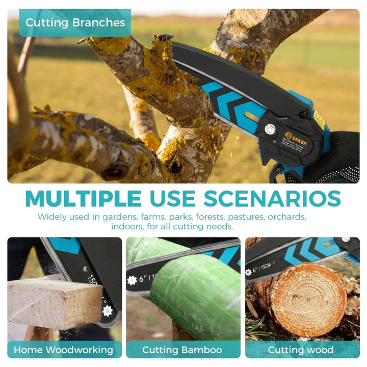 6-Inch Mini Chainsaw Ultimate Kit