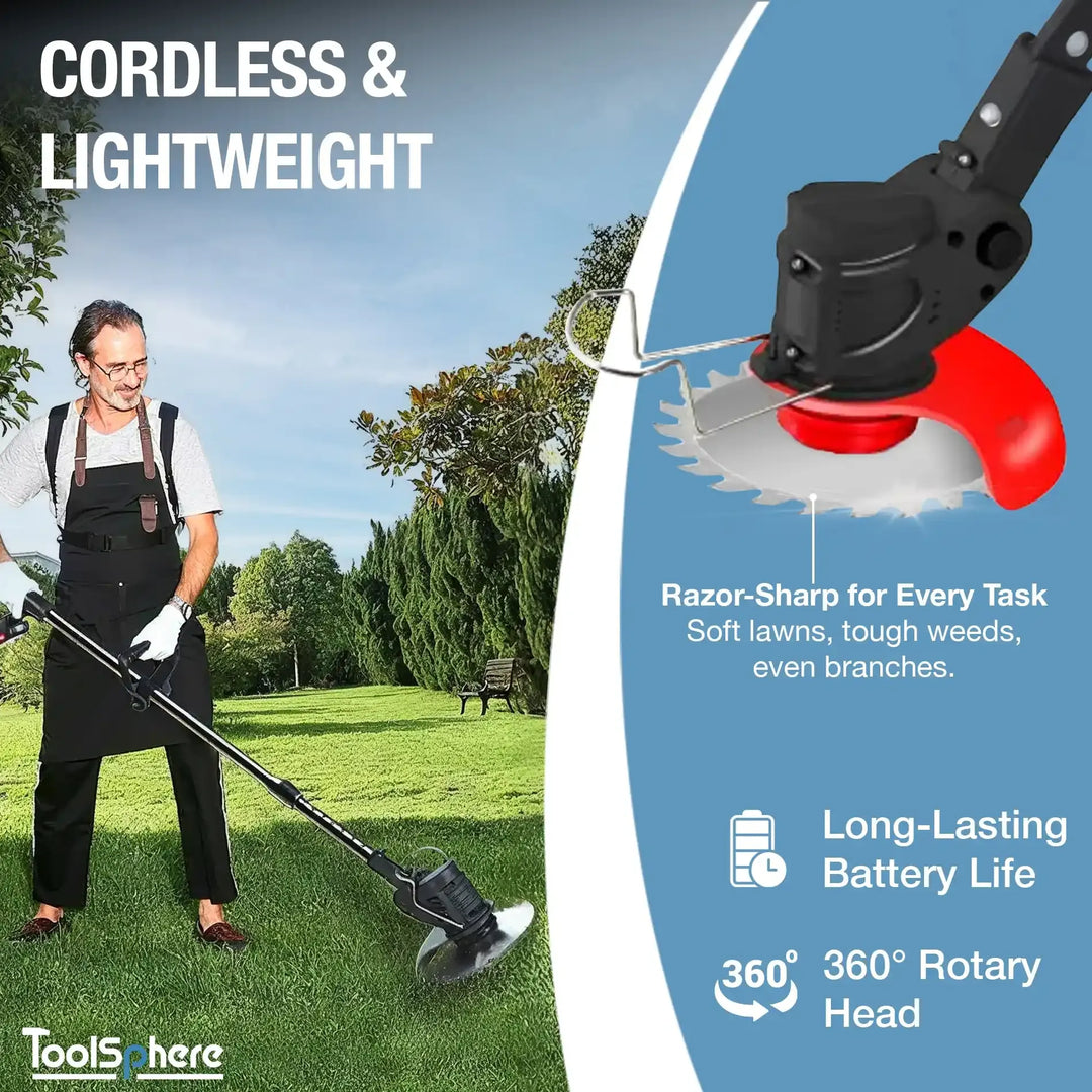 3-in-1 Cordless Grass Trimmer