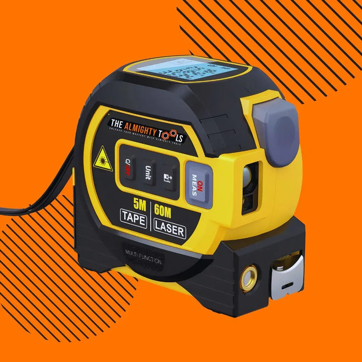3-in-1 Laser Distance Measuring Tape