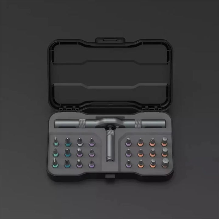 24-in-1 Multi-Purpose Ratchet Wrench Screwdriver Kit