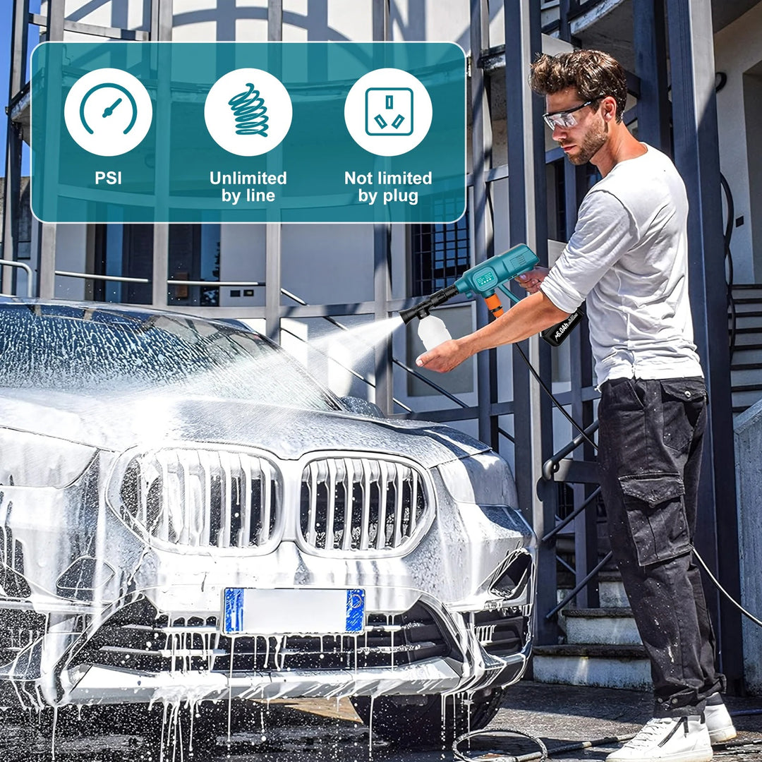 6-in-1 Cordless Power Washer for Makita 18V Battery