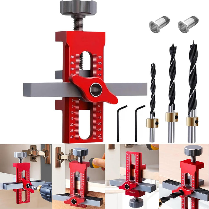 2-in-1 Precision Cabinet Door Mounting Jig