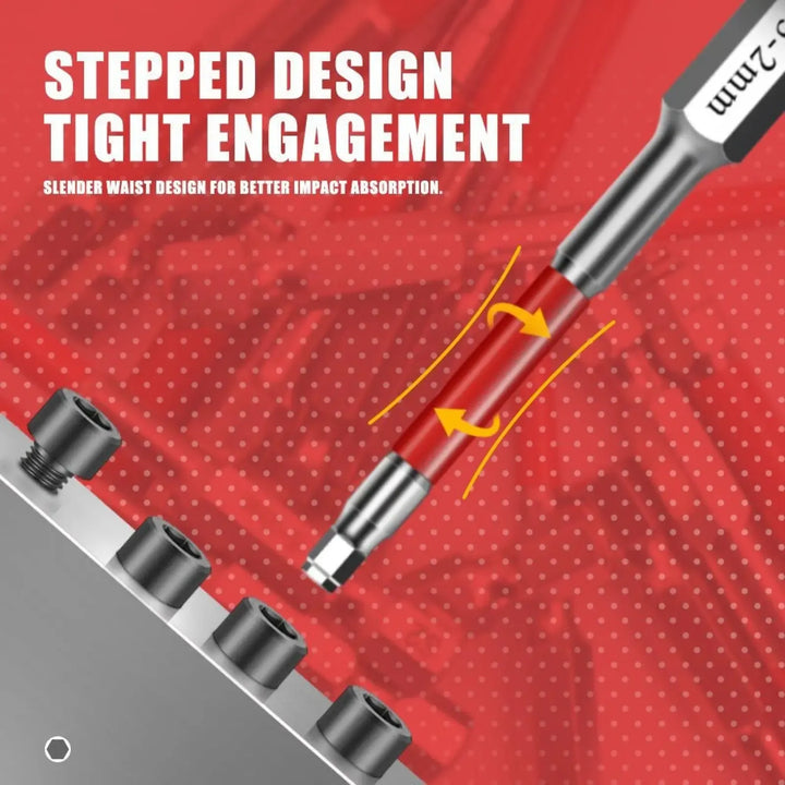 Pagoda Stepped Hex Allen Wrench Bit Set