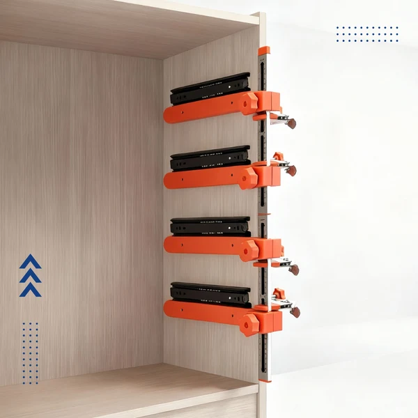 Drawer Slide Jig with Toggle Clamps