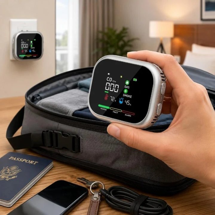 6-in-1 Battery Rotable Air Safety Monitor