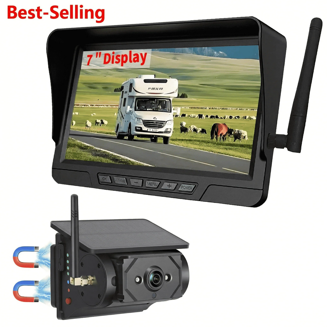 Magnetic Solar Wireless Backup Camera