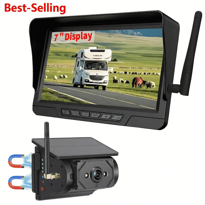 Magnetic Solar Wireless Backup Camera