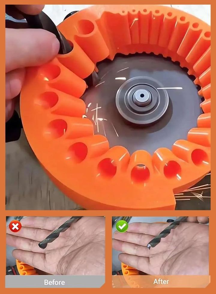 Multipurpose Drill Bit Sharpener for Angle Grinders