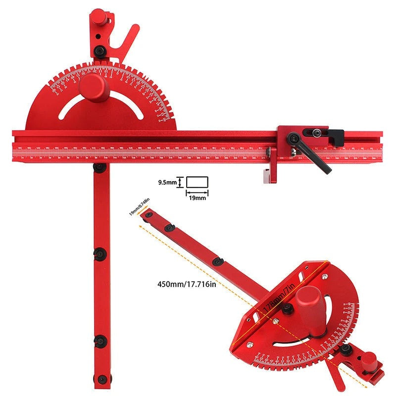 📢📢40% OFF !! ⏰ Precision Aluminum Miter Gauge