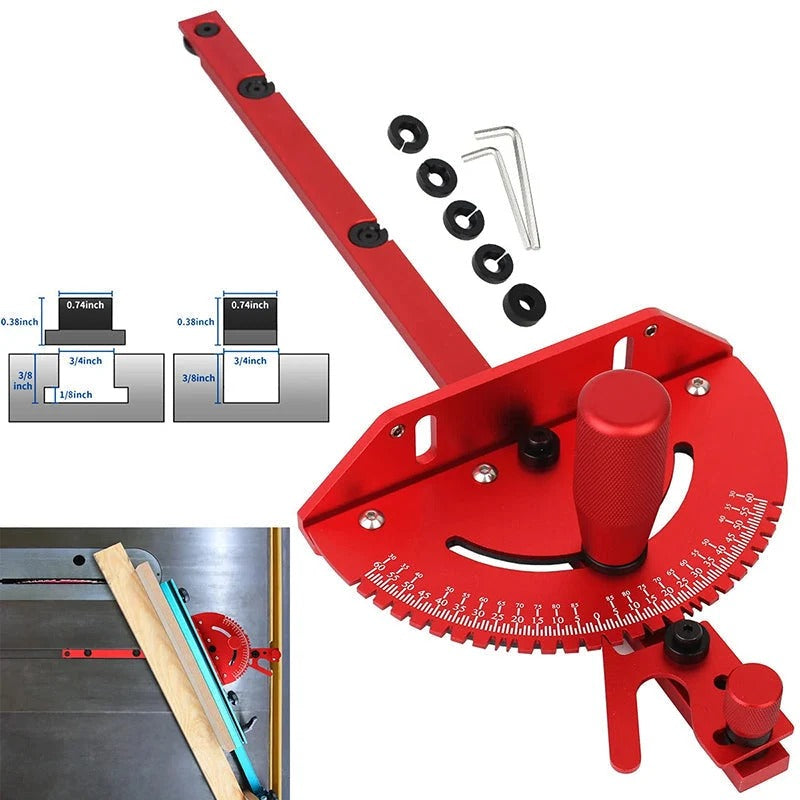 📢📢40% OFF !! ⏰ Precision Aluminum Miter Gauge