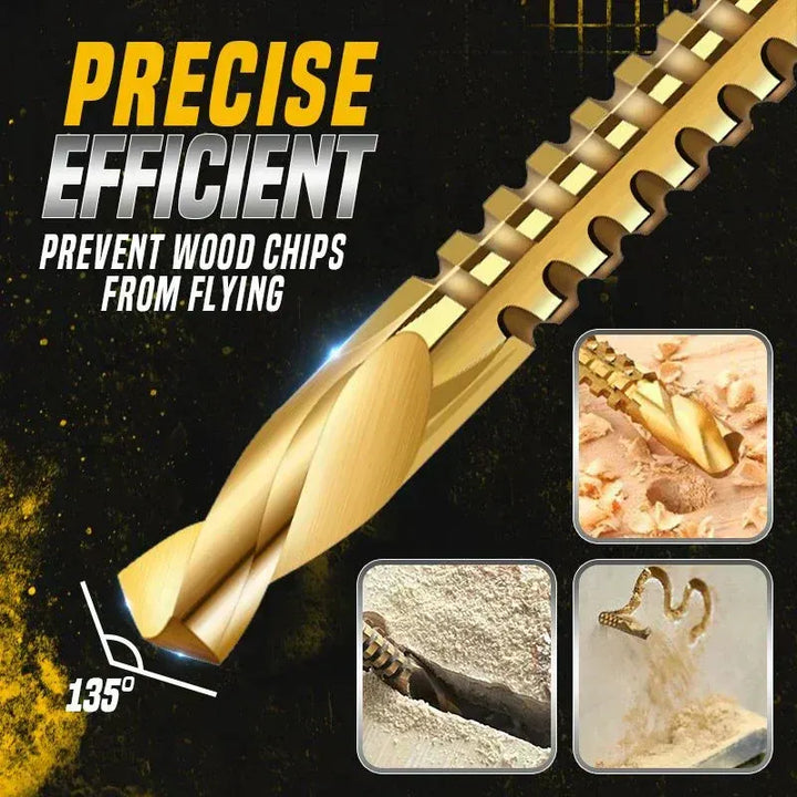Titanium-Coated Drill Bit Set