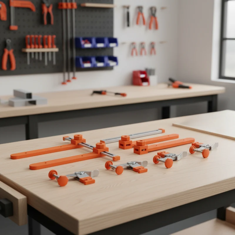 Drawer Slide Jig with Toggle Clamps
