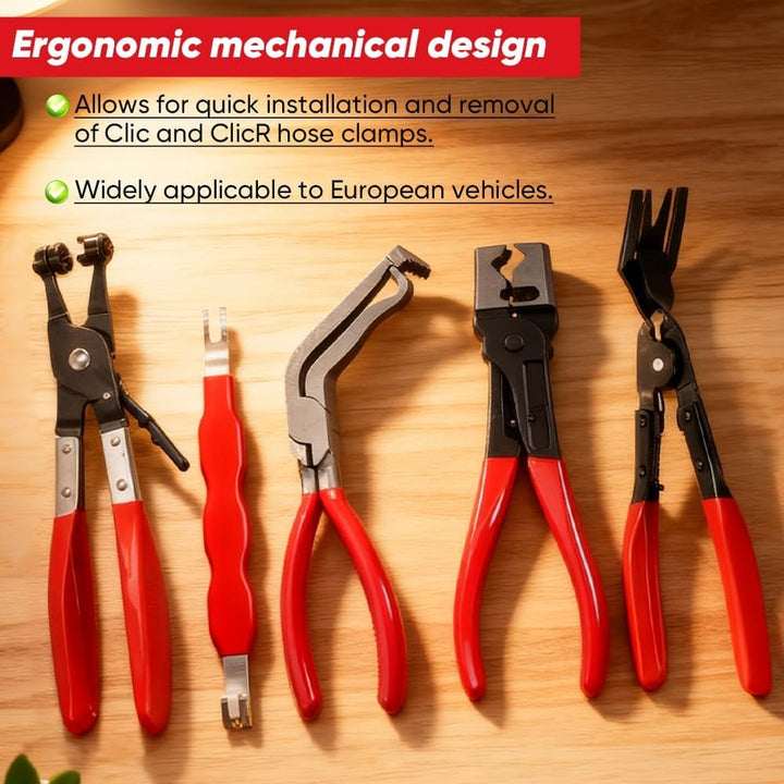 5-Piece Automotive Electrical Disconnect Pliers Kit