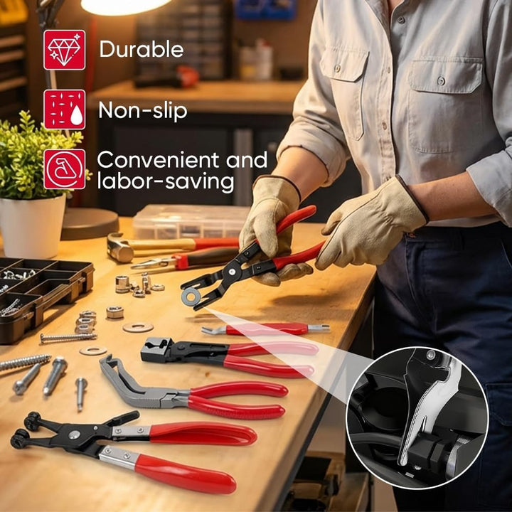 5-Piece Automotive Electrical Disconnect Pliers Kit