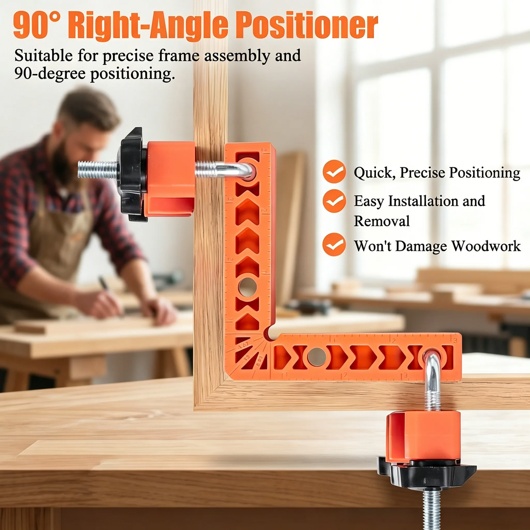 90 Degree Corner Clamp & Positioning Square Set