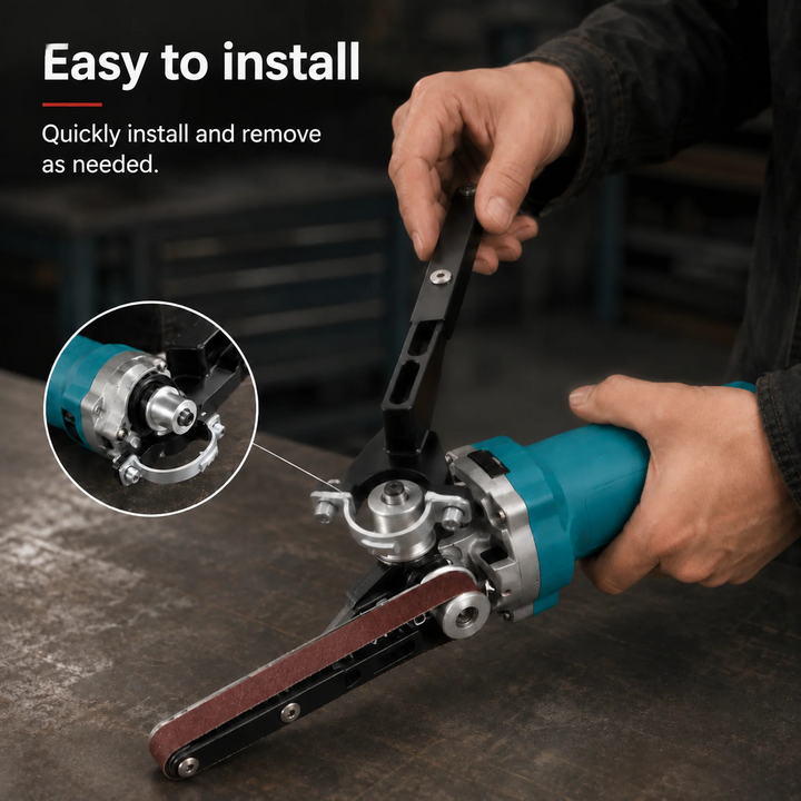 Angle Grinder to Belt Sander Adapter Set