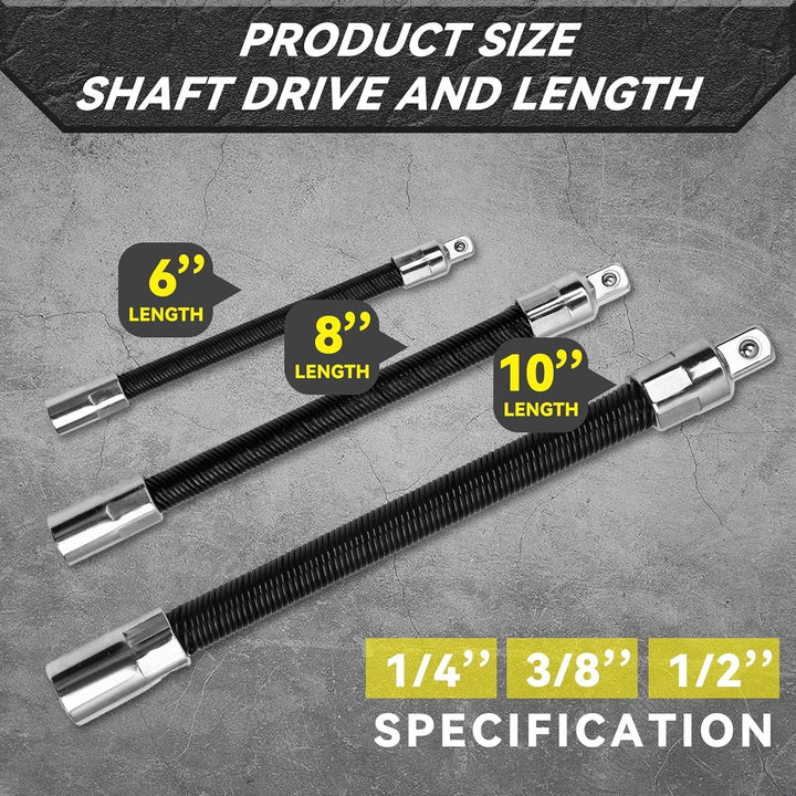 Professional 3-Piece Flexible Extension Set