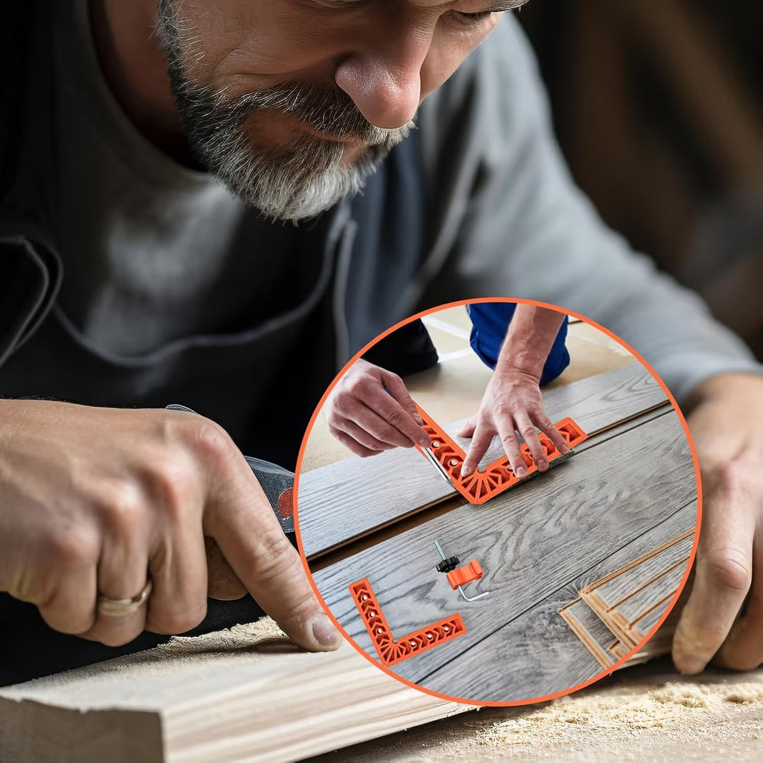 90 Degree Corner Clamp & Positioning Square Set