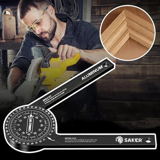 7-inch Aluminum Mitre Saw Conveyor | Precision Angle Finder